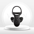BallSync App Controlled Vibrating Cock Ring with Ball Wrap