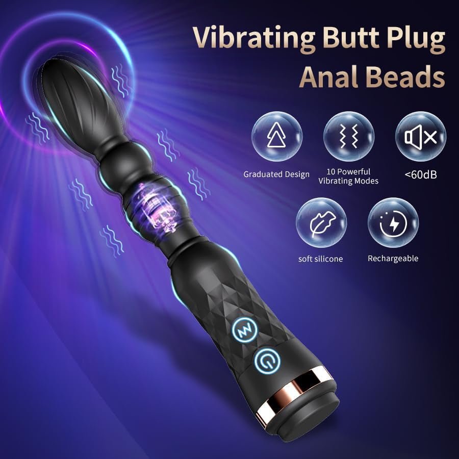 BeadBloom Mini Anal Beads Prostate Massage Vibrator