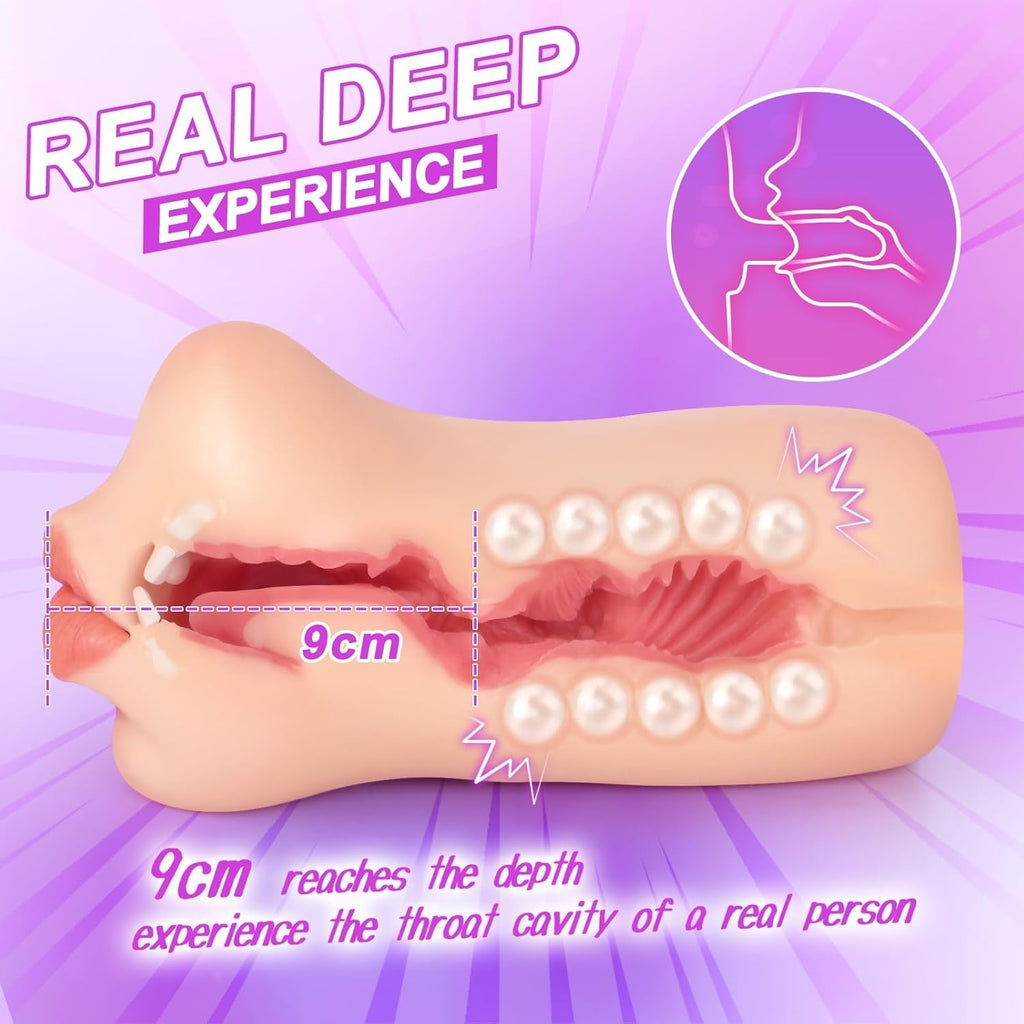 BeadKiss Realistic Oral Male Stroker
