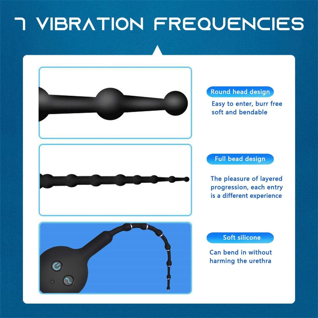BeadPulse Vibrating Urethral Sound Dilator