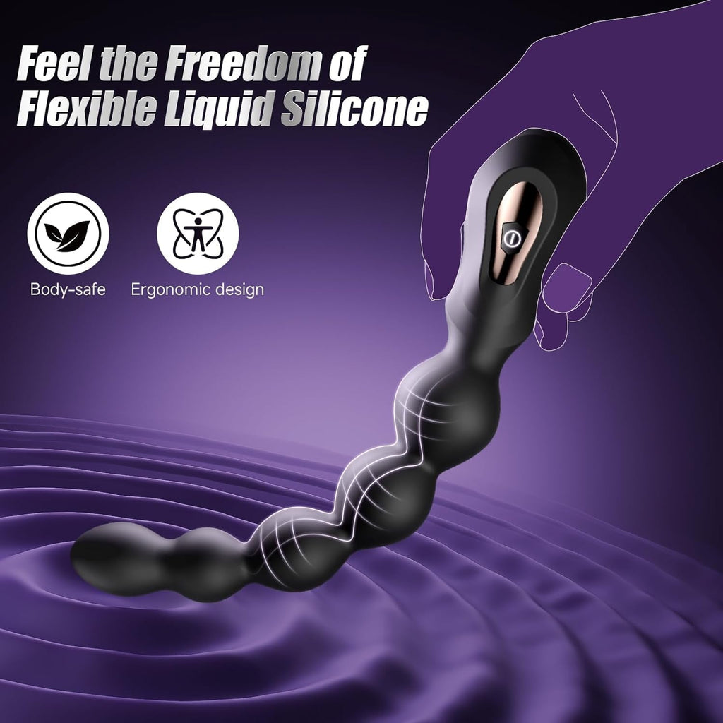 BeadRush XL Large Vibrating Anal Beads Plug