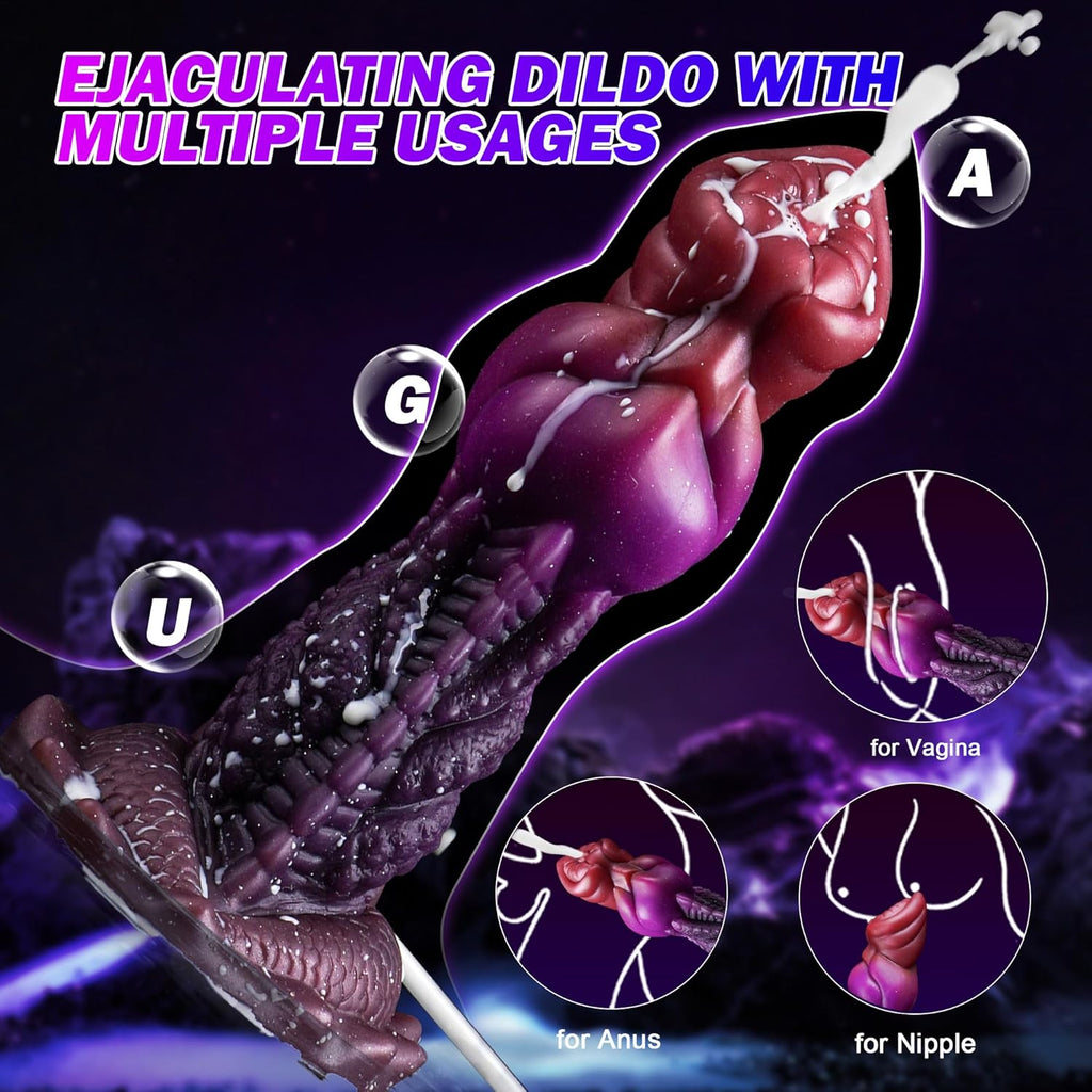 BeastBurst Squirting Knot Dildo
