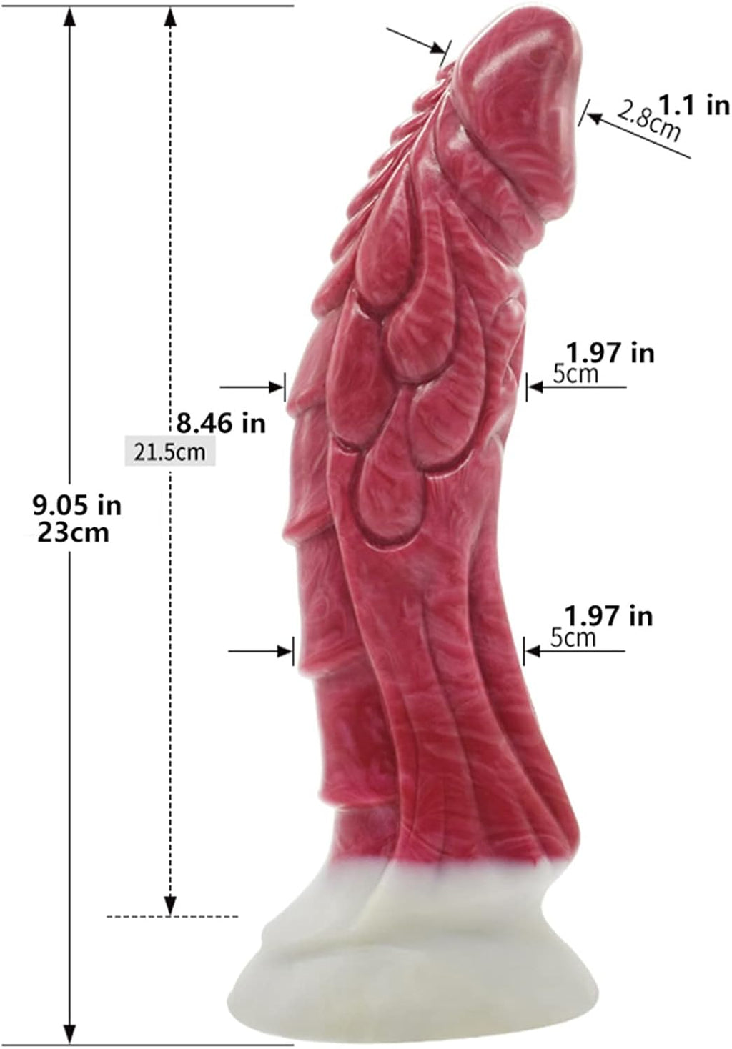 BeastFlow Monster Liquid Silicone Ejaculating Dildo