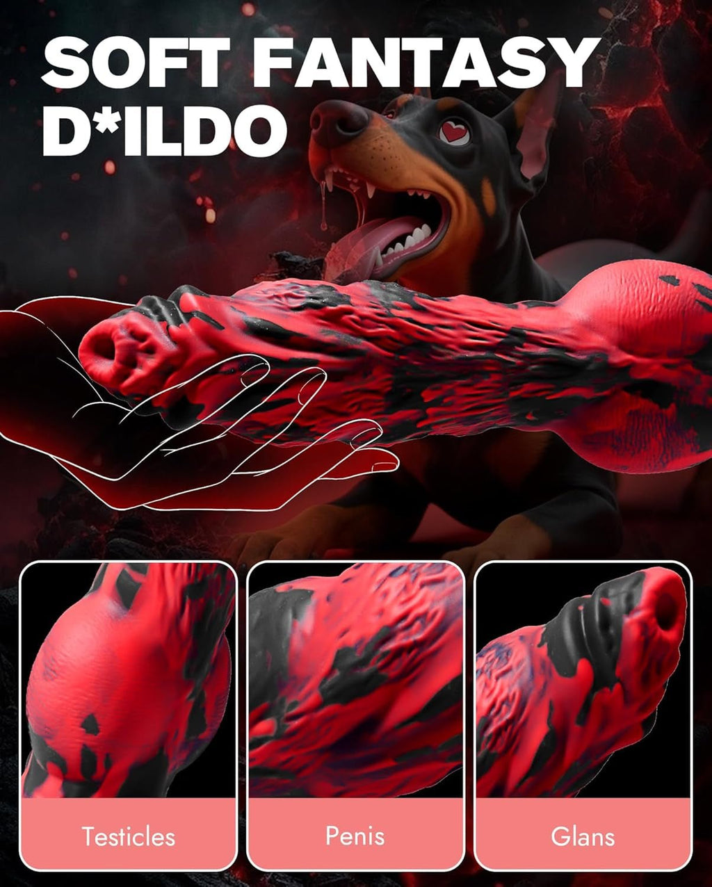 BeastPulse Fantasy Monster Thrusting Dildo Vibrator