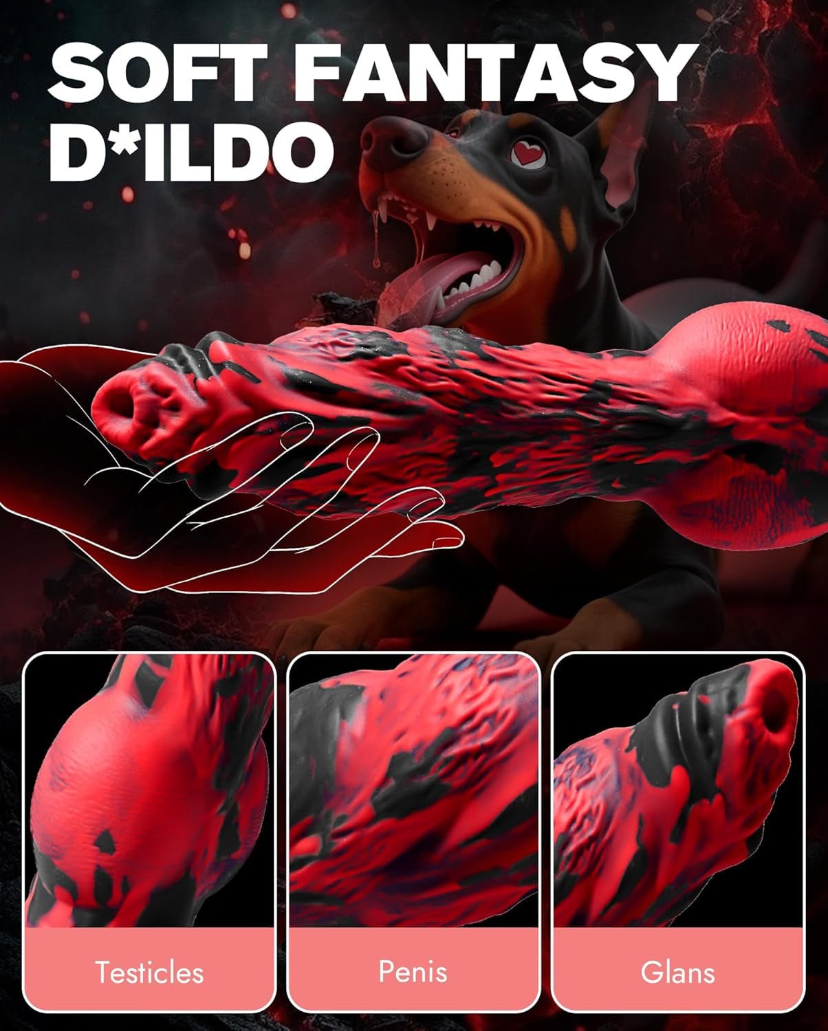 BeastPulse Fantasy Monster Thrusting Dildo Vibrator