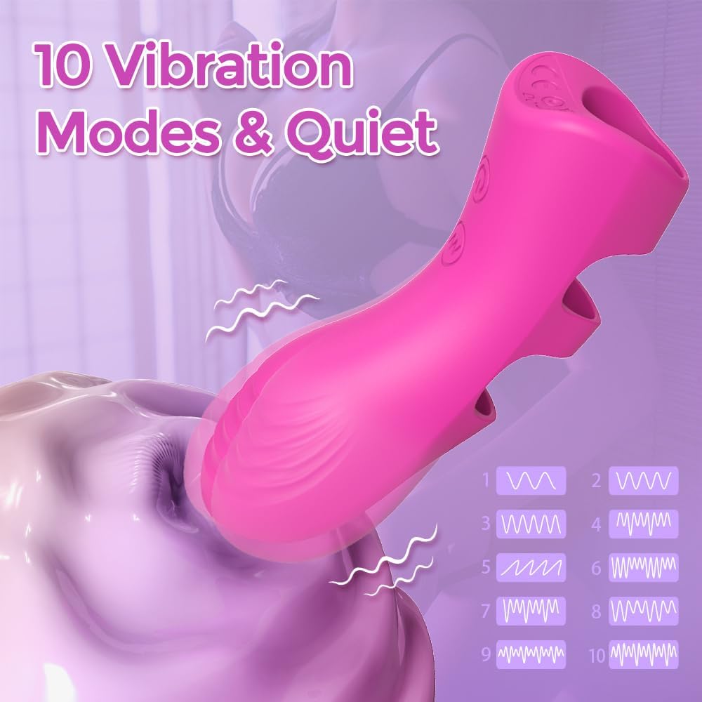BlissFlare Heated Finger Vibrator