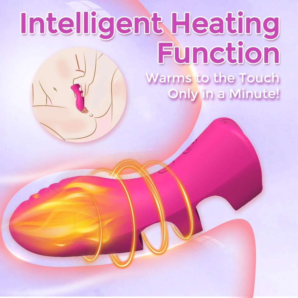 BlissFlare Heated Finger Vibrator
