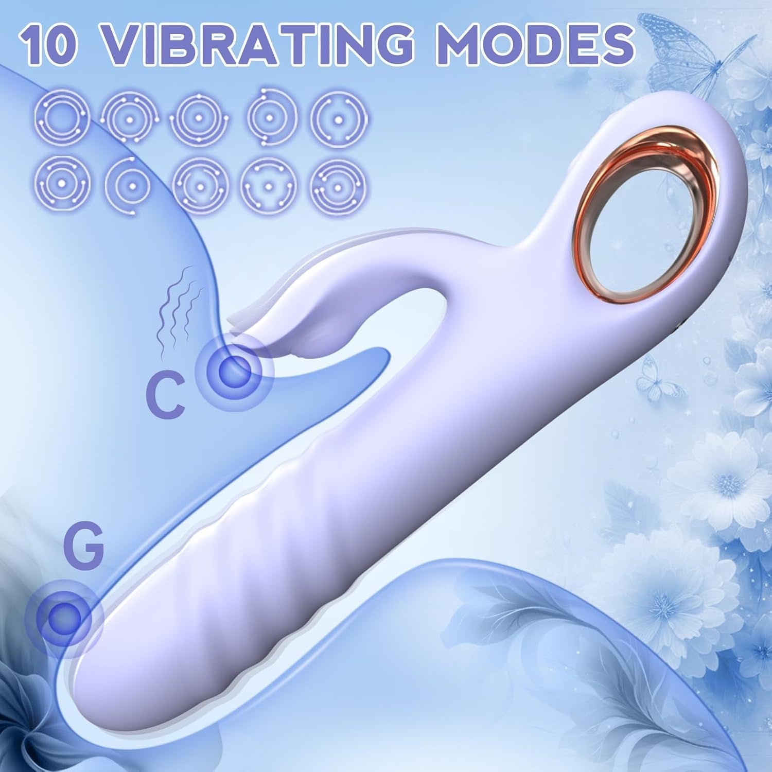 BloomBunny Rabbit Thrusting G-Spot Vibrator