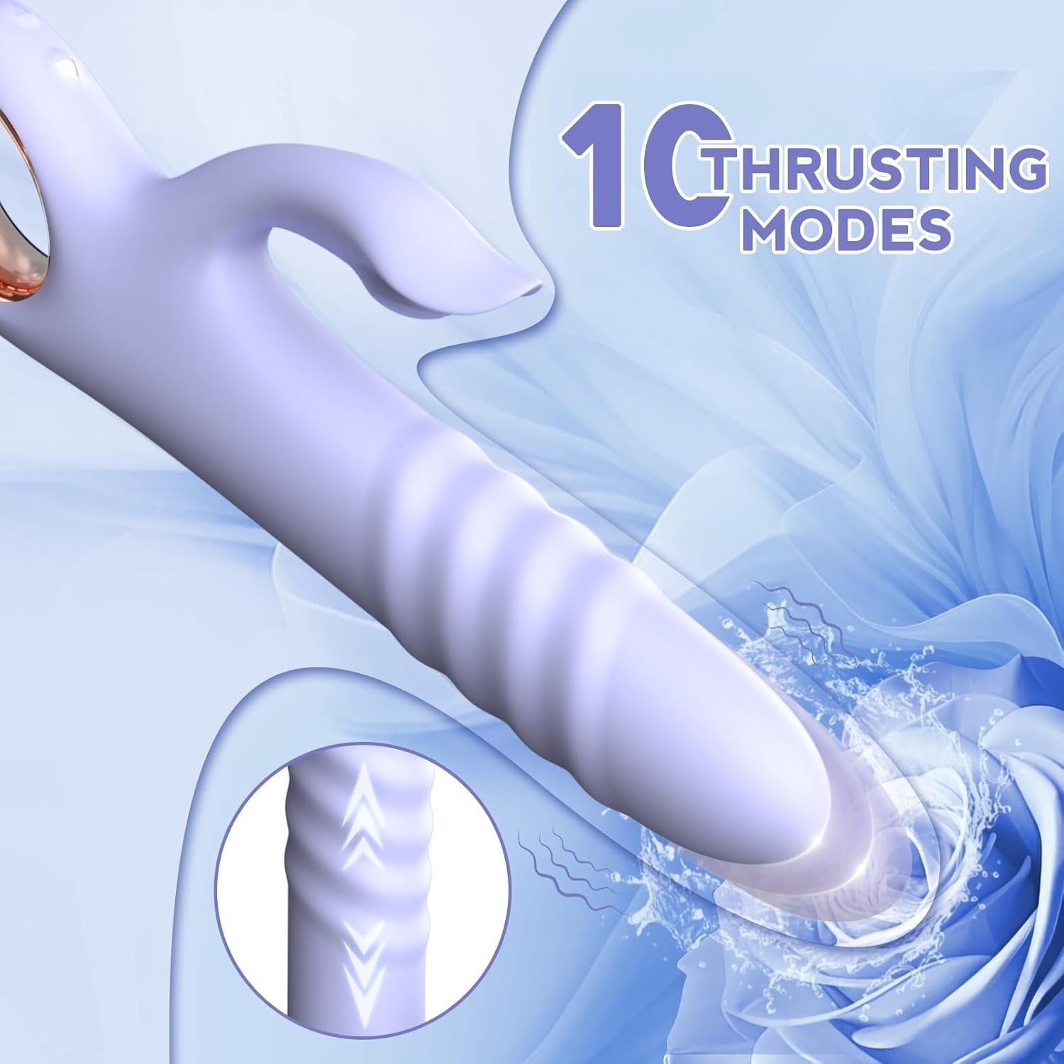 BloomBunny Rabbit Thrusting G-Spot Vibrator