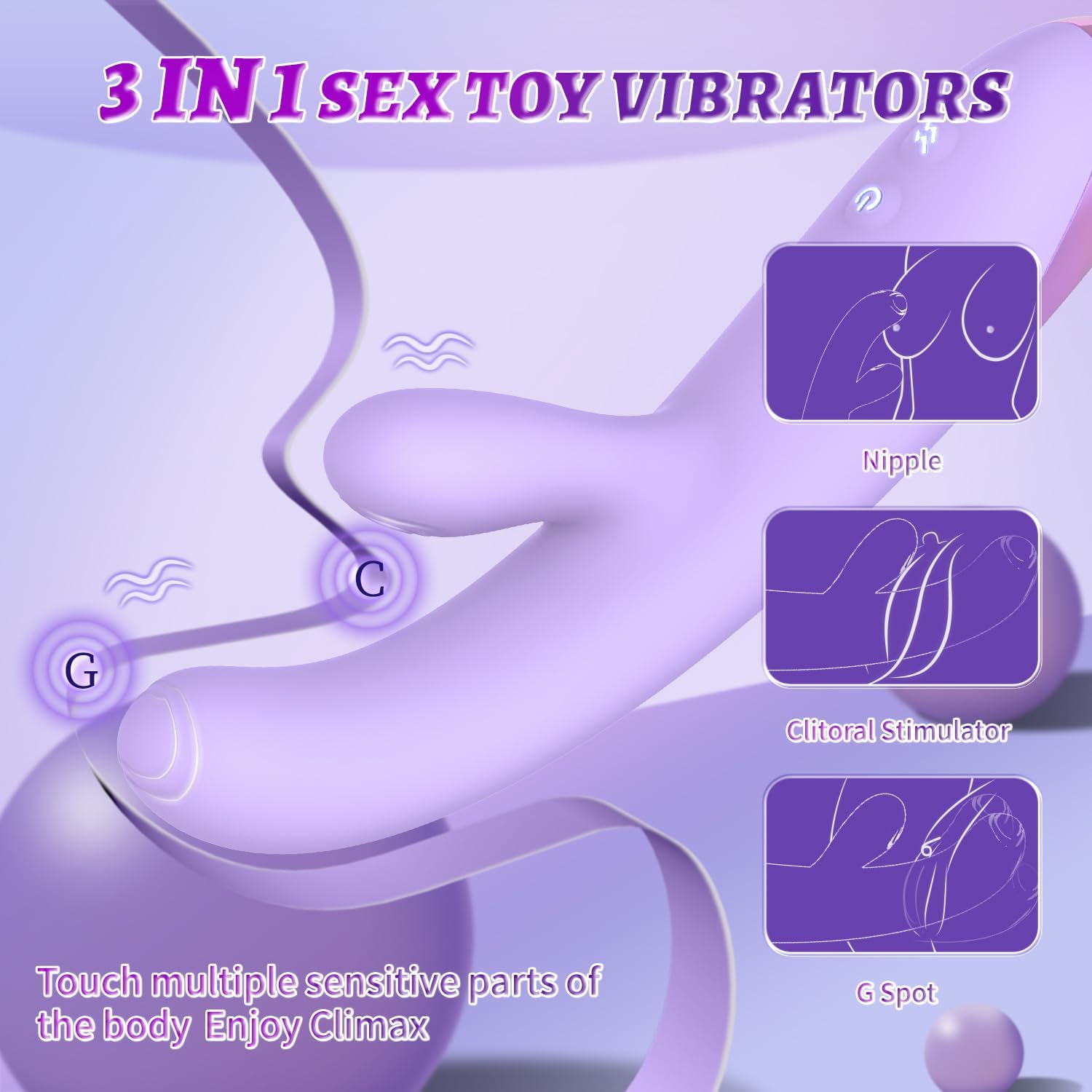 BloomFlex 3-in-1 G-Spot & App-Controlled Vibe