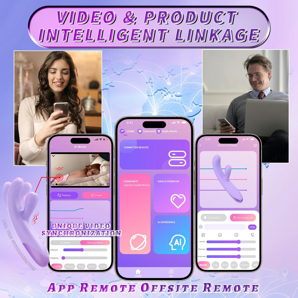 BloomFlex 3-in-1 G-Spot & App-Controlled Vibe