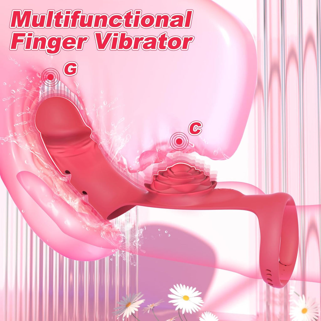 BloomGrip Duo Tease Finger Vibrator