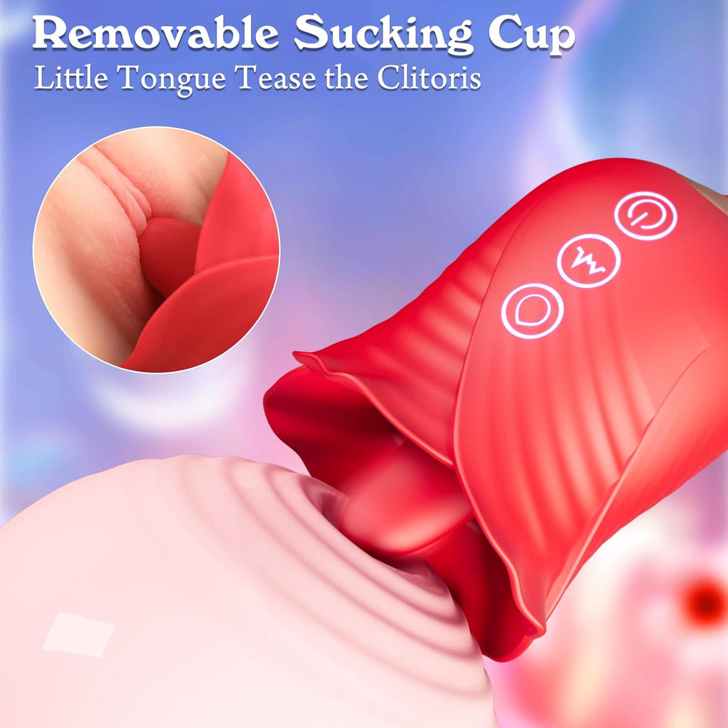 BloomQueen 3-in-1 Clit Pump Vibrator