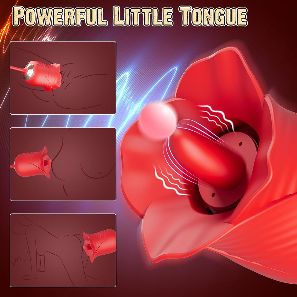 BloomQueen 3-in-1 Clit Pump Vibrator