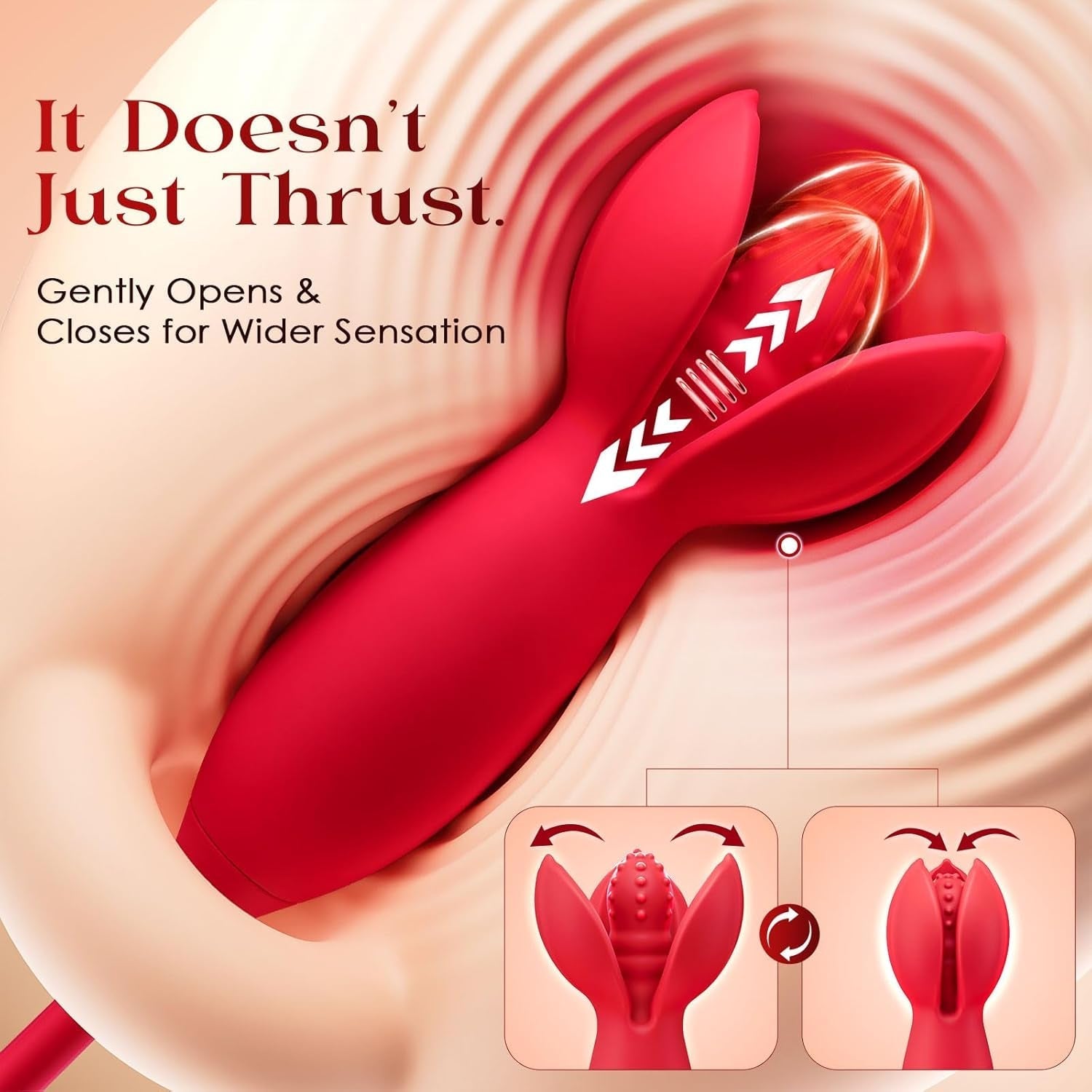BloomRose AI Duo Sucking Vibrator & Thrusting Dildo
