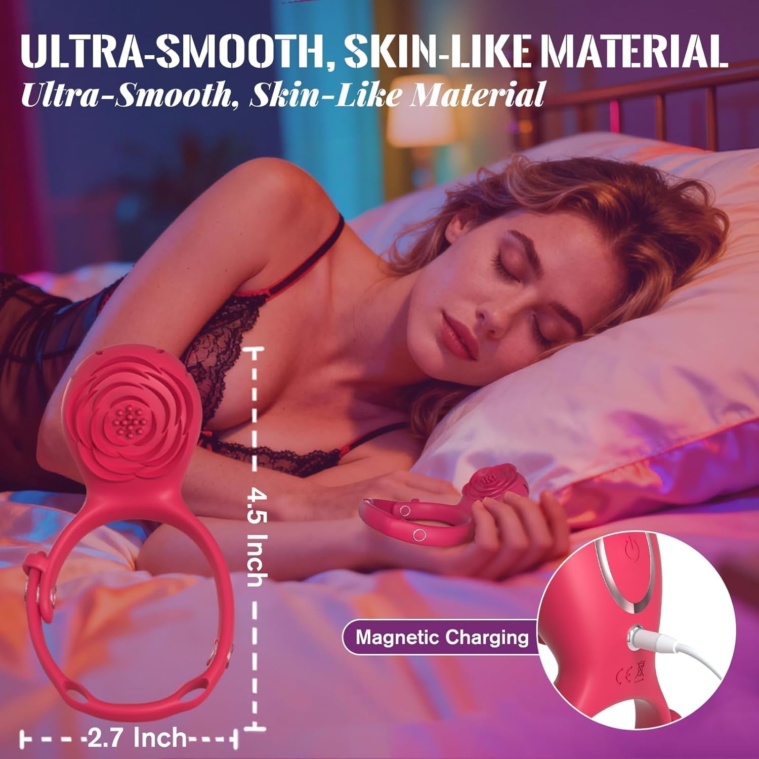 BloomSwitch 2-in-1 Wearable Vibrator Couples Ring