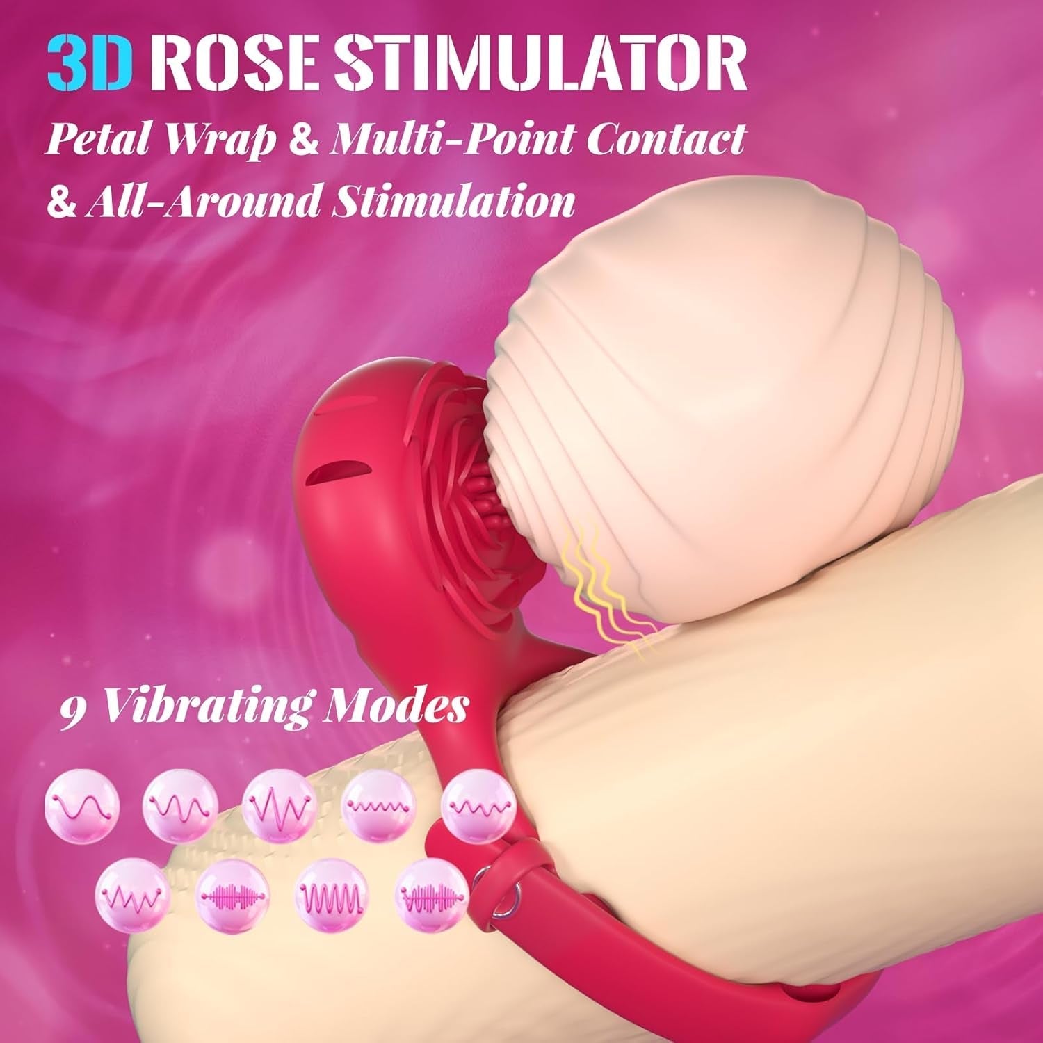 BloomSwitch 2-in-1 Wearable Vibrator Couples Ring