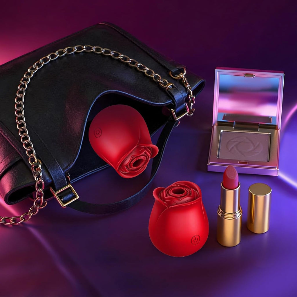 BloomSync App Controlled Rose Suction Vibrator