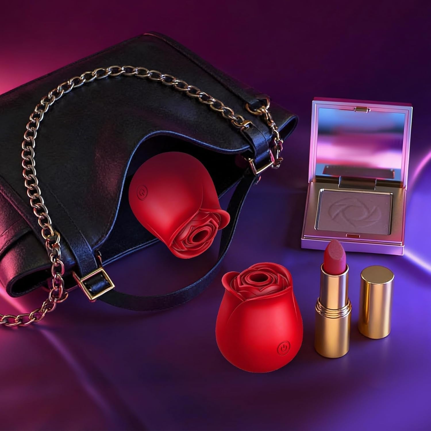 BloomSync App Controlled Rose Suction Vibrator