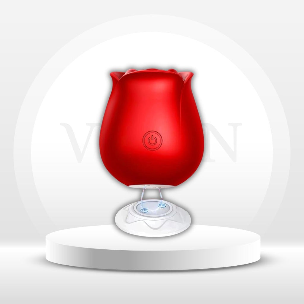 BloomSync App Controlled Rose Suction Vibrator