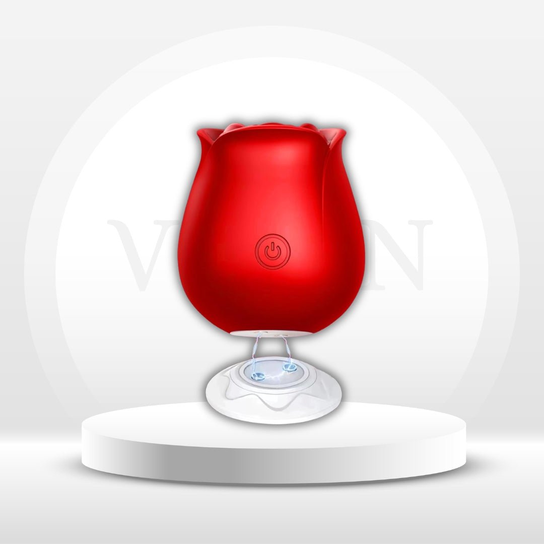 BloomSync App Controlled Rose Suction Vibrator
