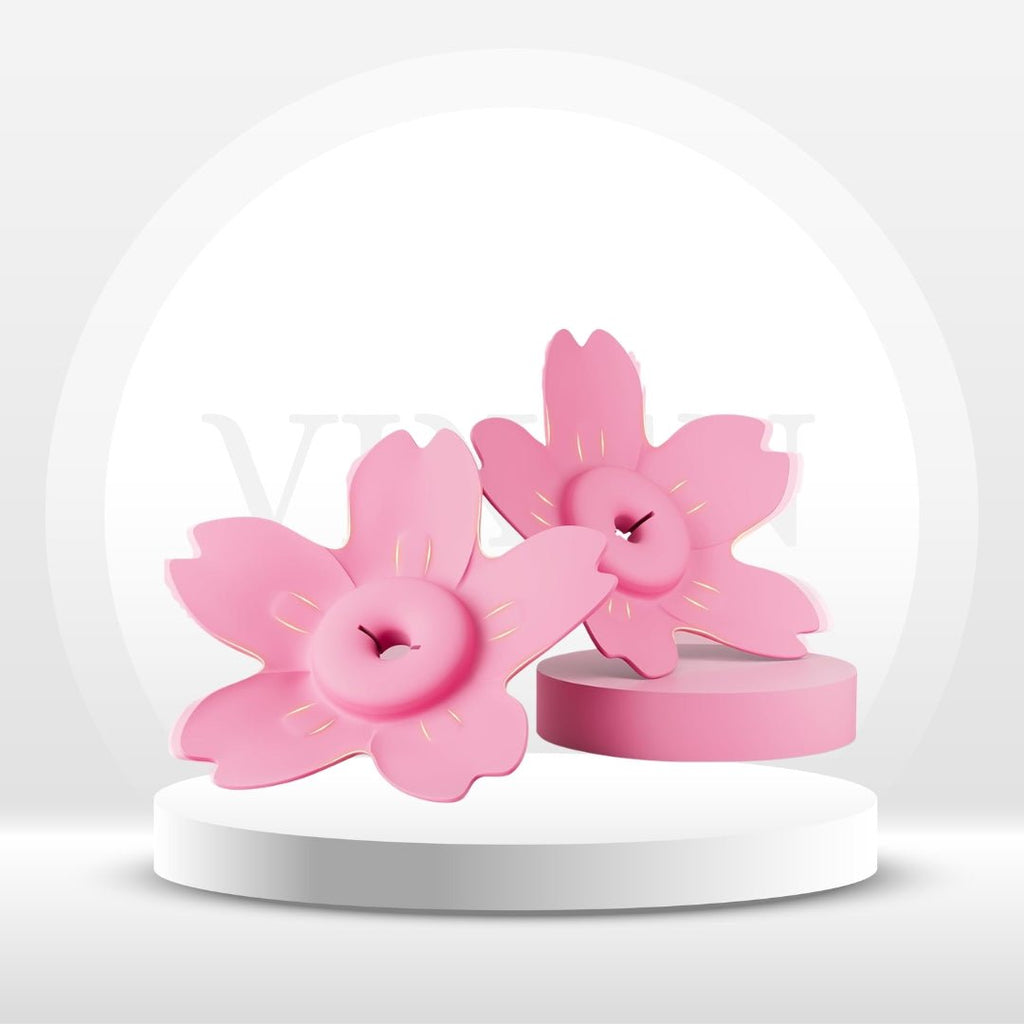 BlossomGrip Wearable App-Controlled Nipple Vibrators