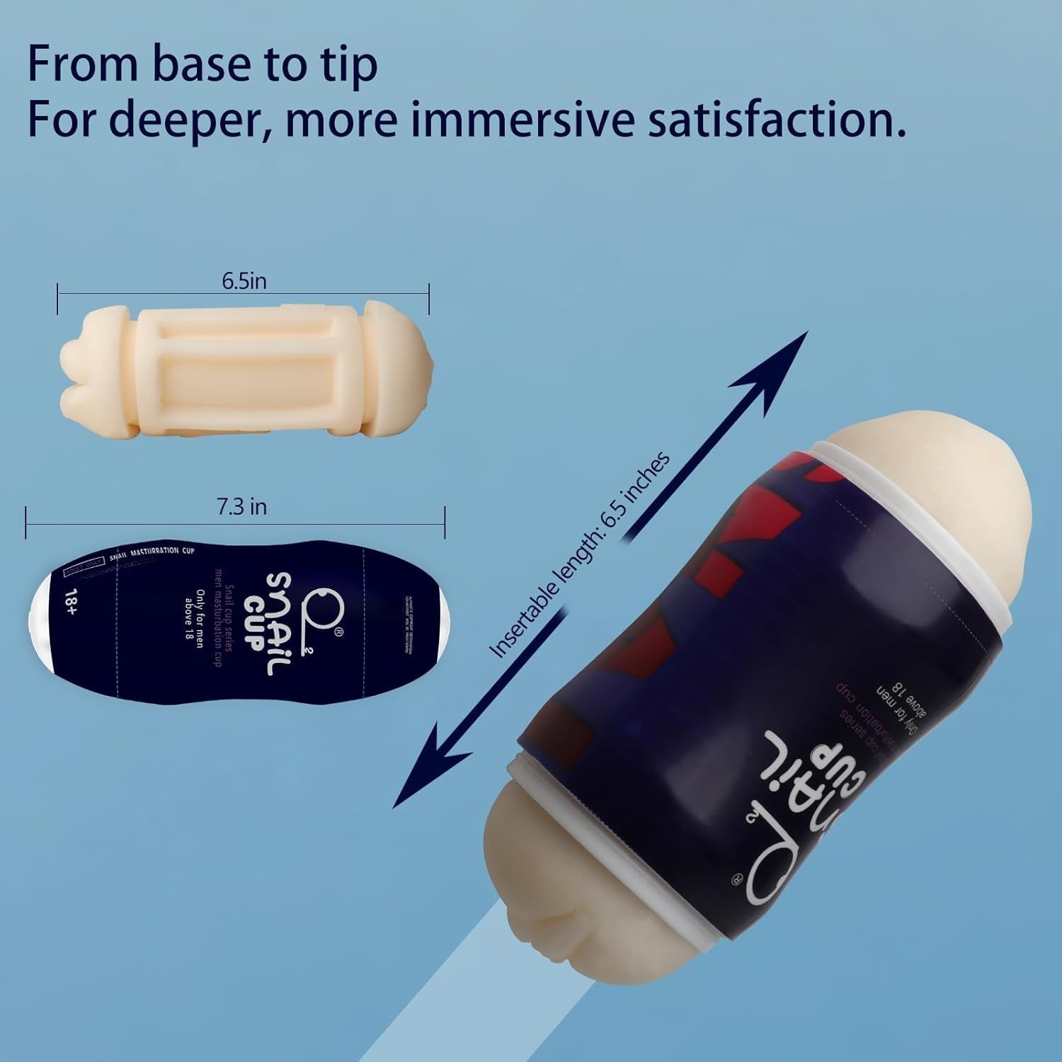 BlueLure 2-in-1 Vagina & Mouth Stroker