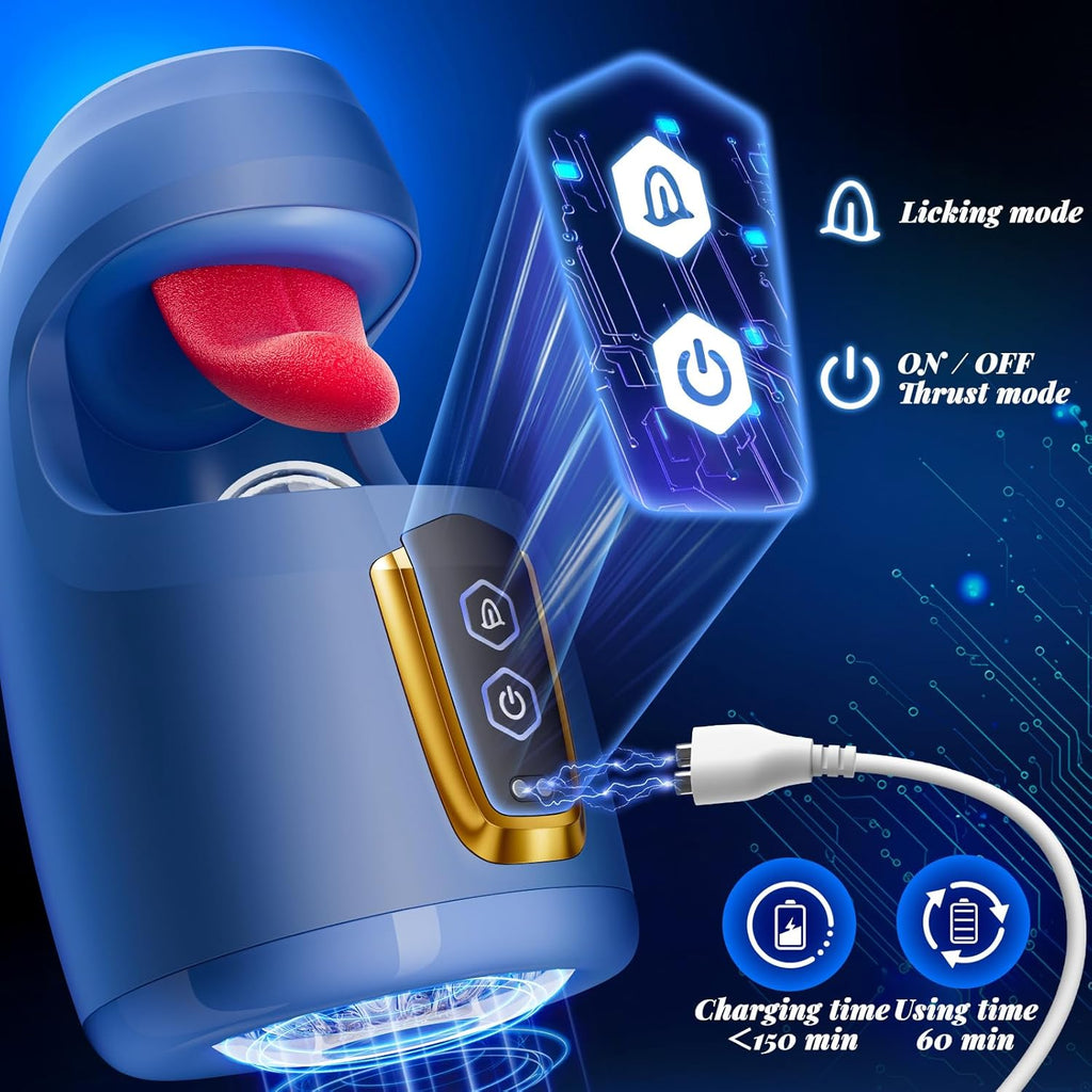 BluePulse Lick and Thrust Stroker