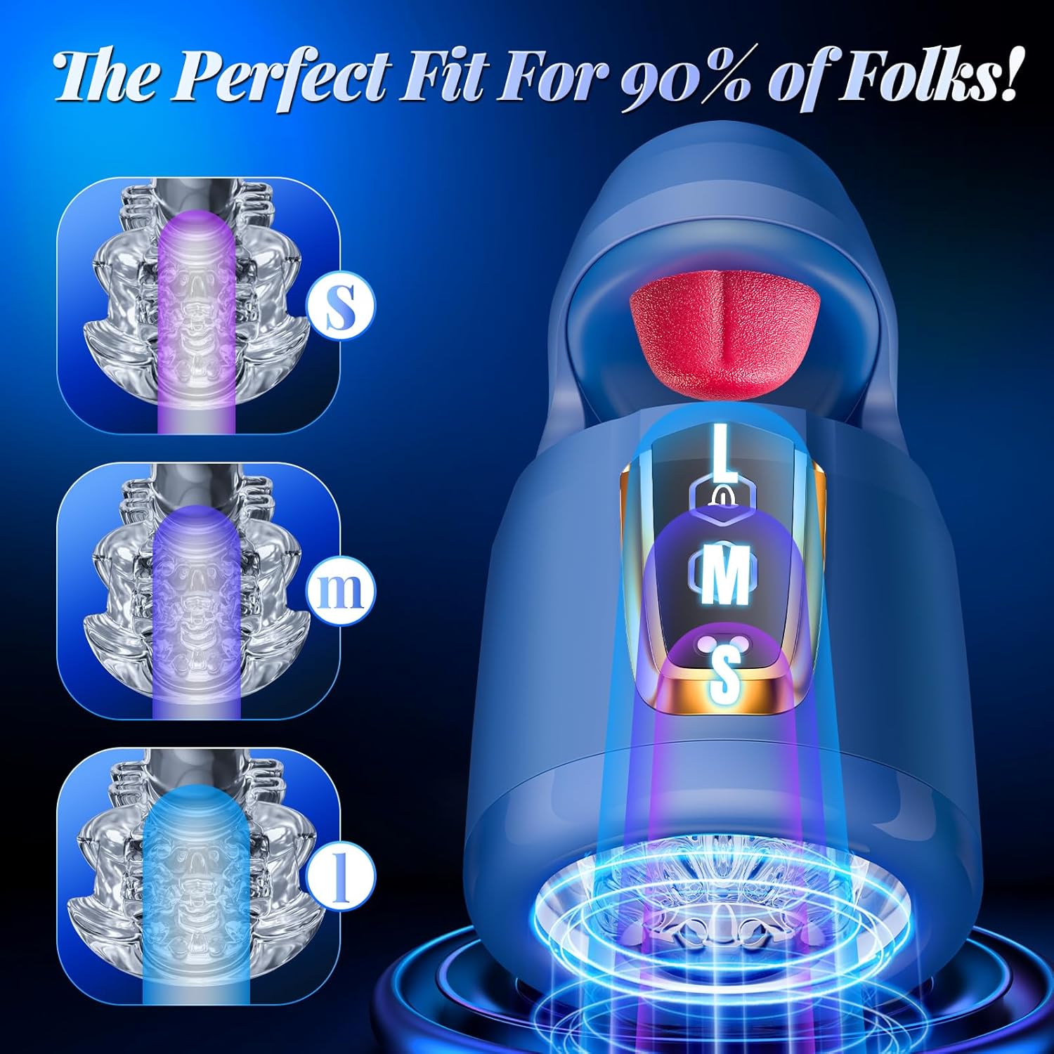 BluePulse Lick and Thrust Stroker