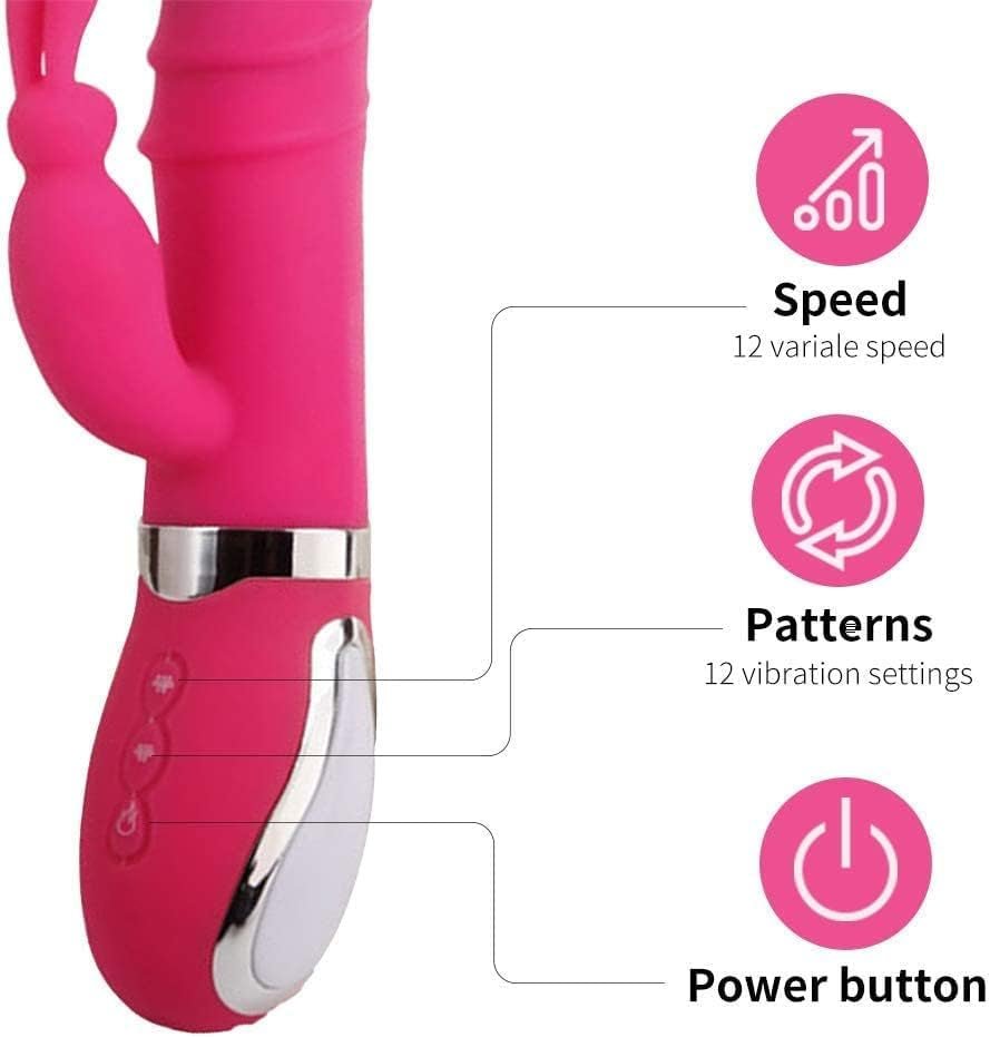 BlushHeat Rabbit Wand Vibrator