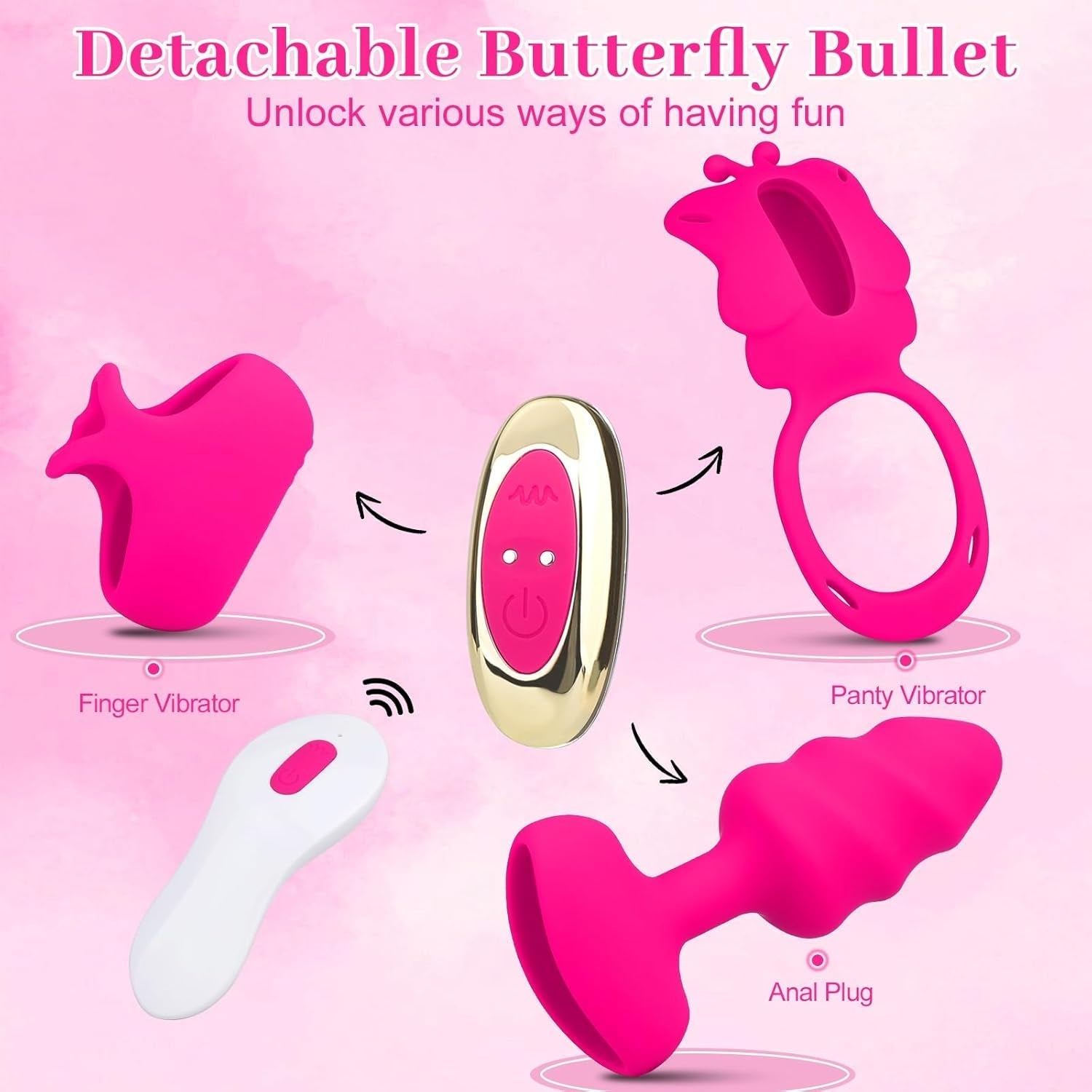 BlushPlay 3-in-1 Couples Vibrator Kit