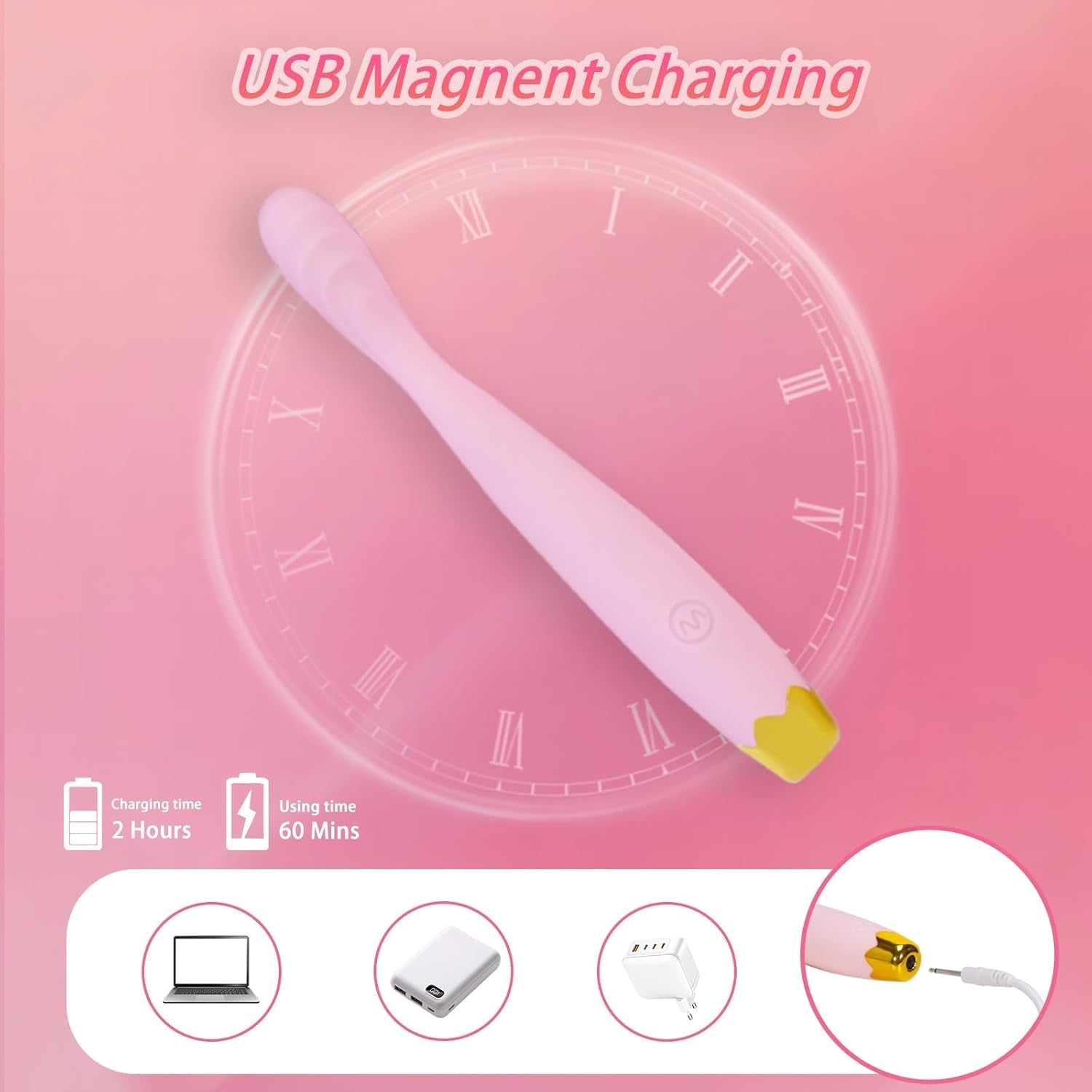 BlushSpiral G-Spot Vibrator Wand