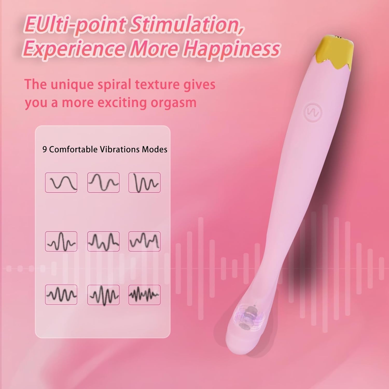 BlushSpiral G-Spot Vibrator Wand