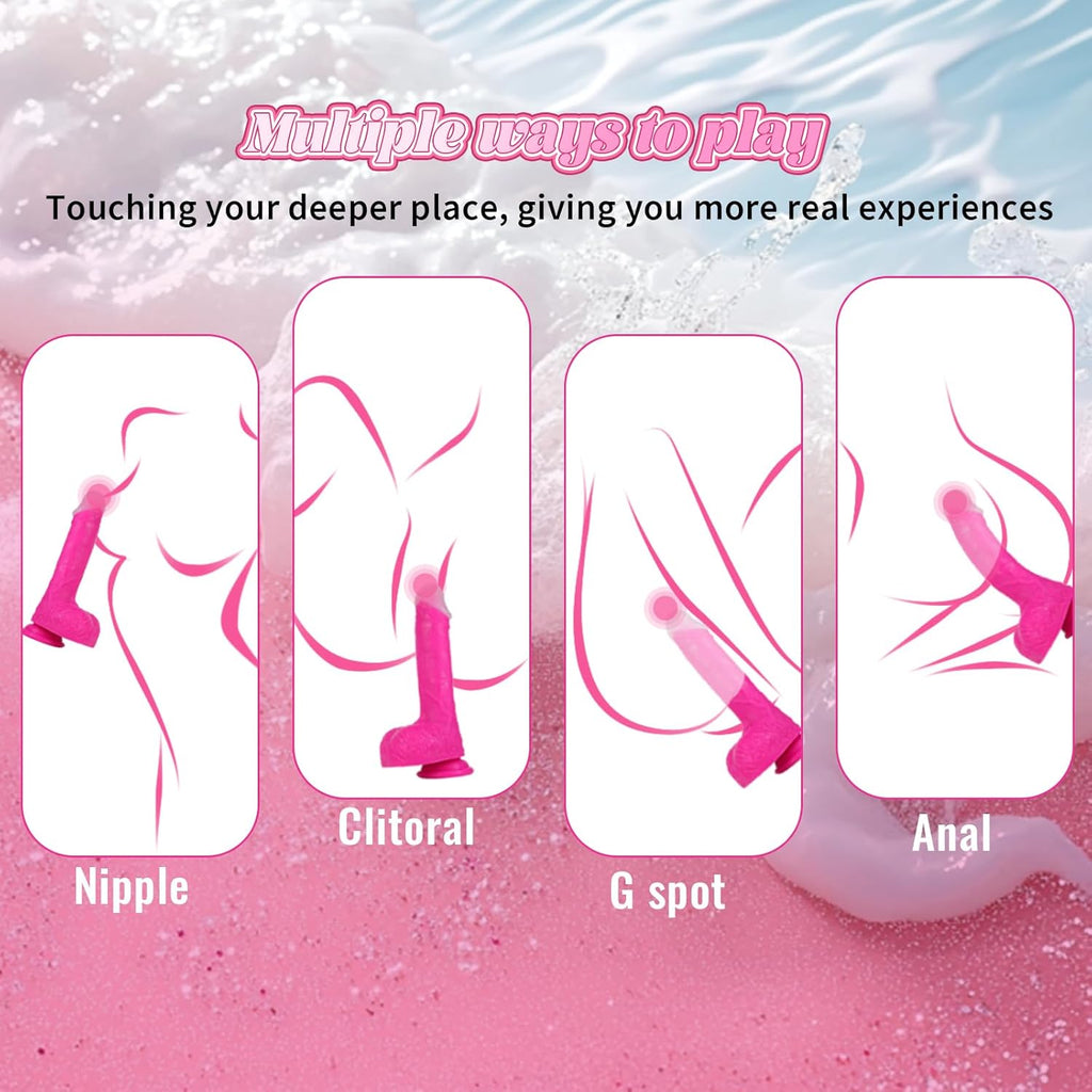 BlushThrust Triple Motion Dildo Vibrator