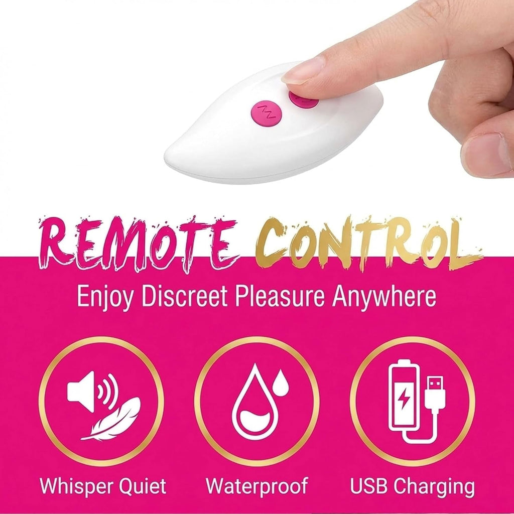 BlushWhisper Remote Wearable Panty Vibrator