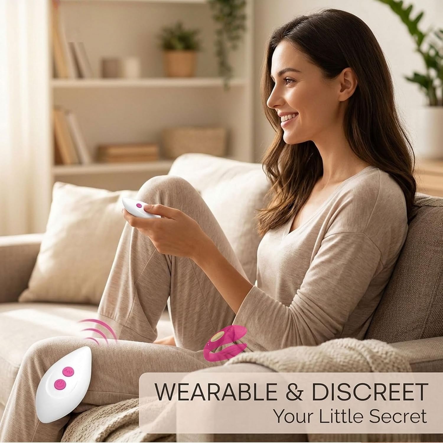BlushWhisper Remote Wearable Panty Vibrator