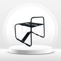 BounceEase Adjustable Sex Chair with Armrest