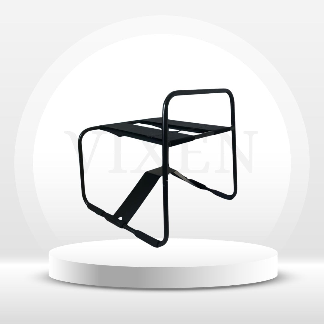 BounceEase Adjustable Sex Chair with Armrest