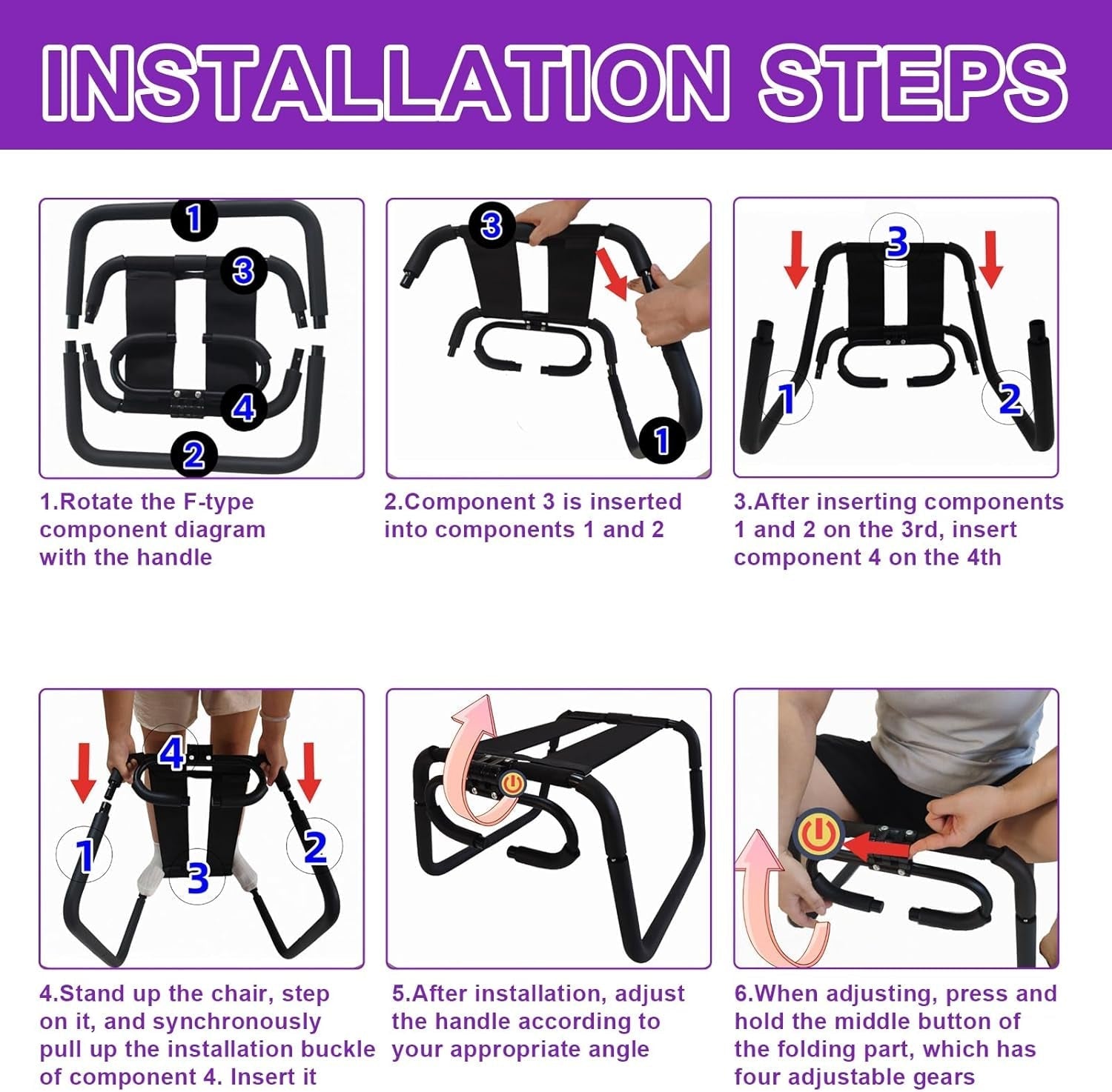 BounceFlex Adjustable Bouncing Sex Positions Chair