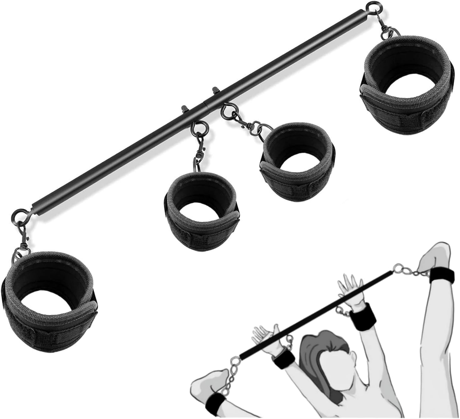 BoundBar Adjustable Spreader Bar Restraint Set
