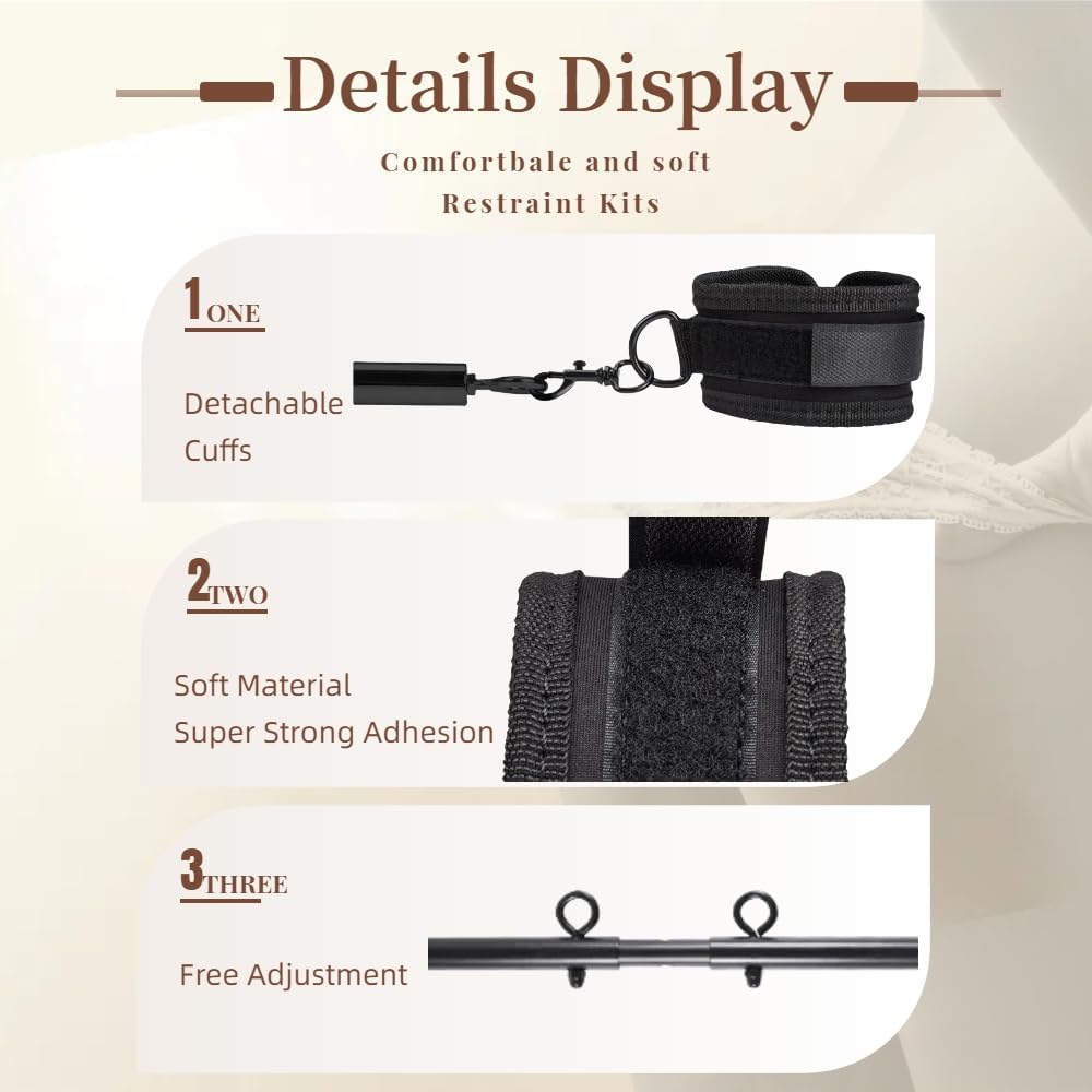 BoundBar Adjustable Spreader Bar Restraint Set