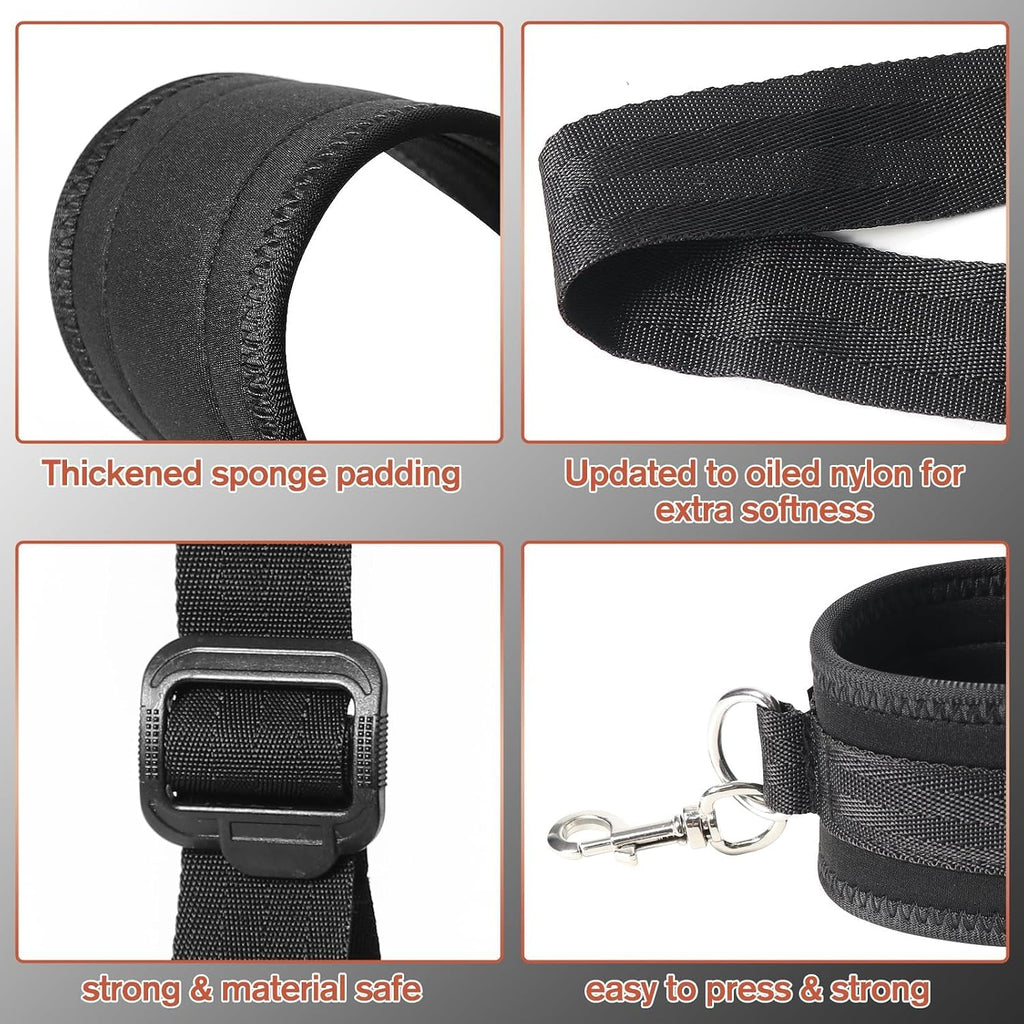 BoundFlex Adjustable Bondage Restraint Straps with Padded Cuffs