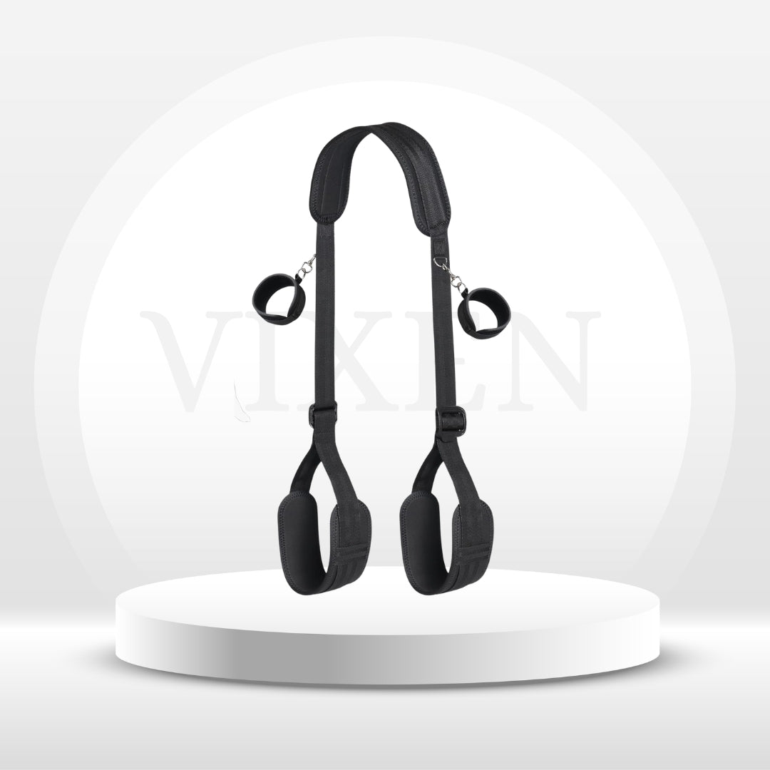BoundFlex Adjustable Bondage Restraint Straps with Padded Cuffs