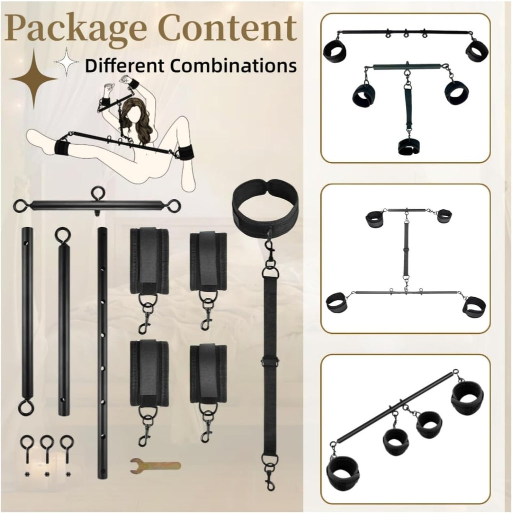 BoundFrame Adjustable BDSM Bar Restraint Kit
