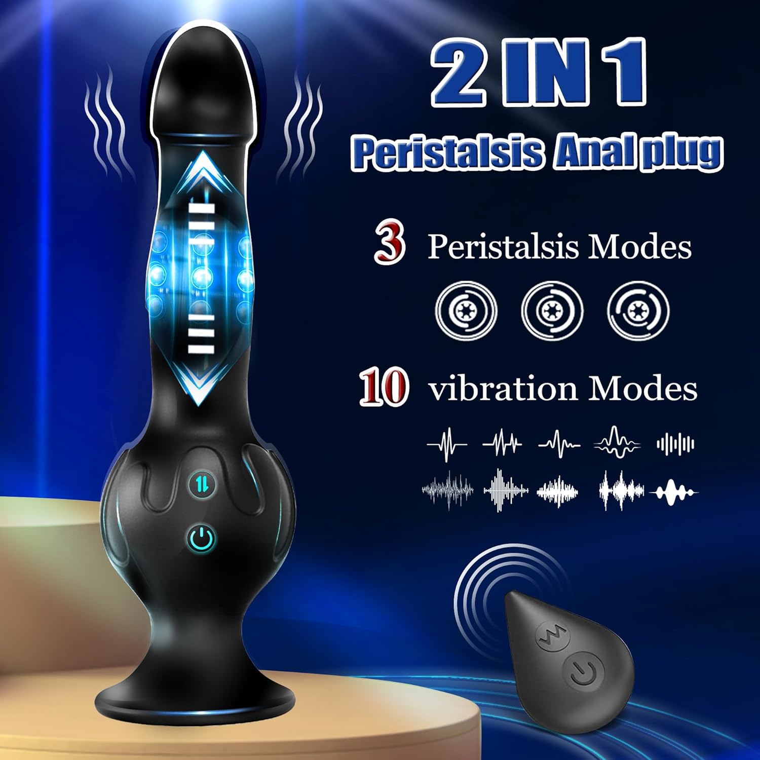 BoundMotion Deluxe Thrusting Dildo and BDSM Set
