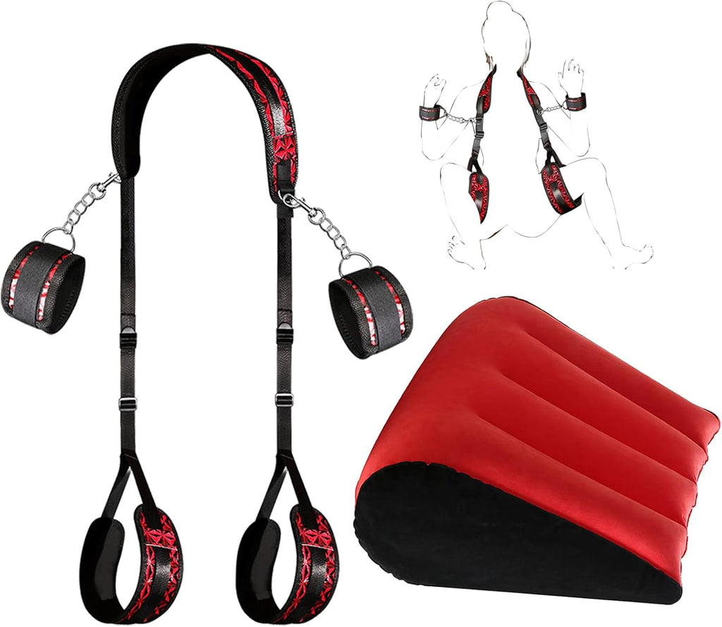 BoundThrust BDSM Position Pillow & Restraint Set