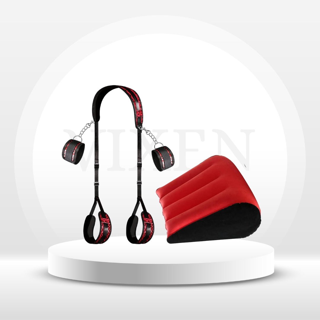 BoundThrust BDSM Position Pillow & Restraint Set