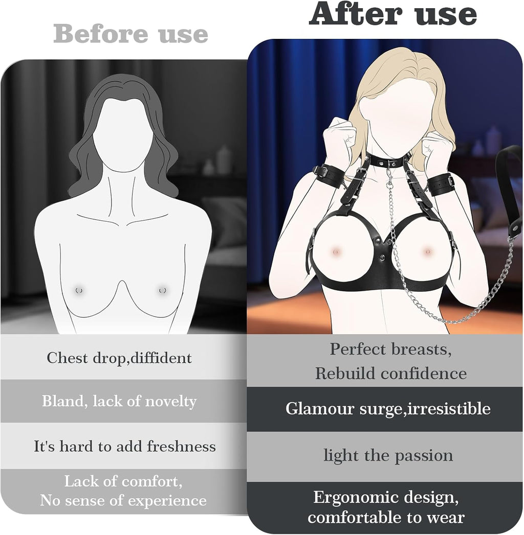 BreastBound Dual-Layer BDSM Harness Set