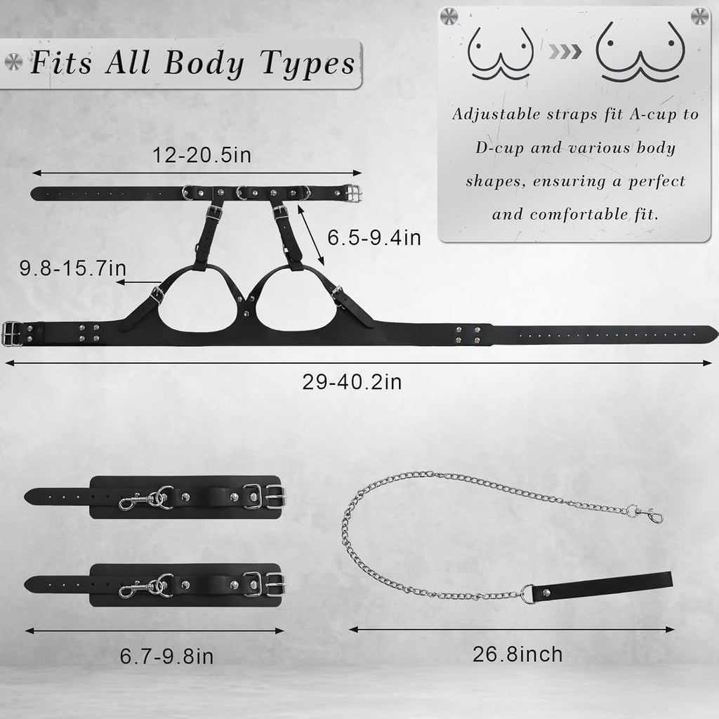 BreastBound Dual-Layer BDSM Harness Set