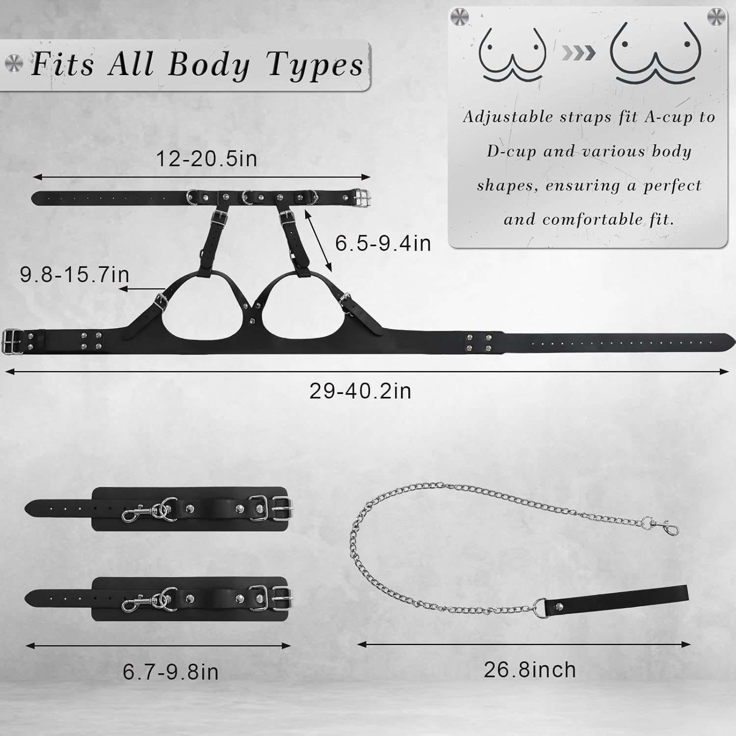 BreastBound Dual-Layer BDSM Harness Set
